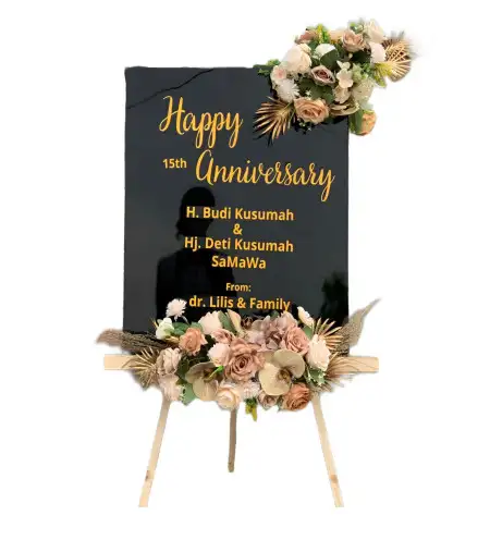 Papan Bunga Akrilik Ciparasi