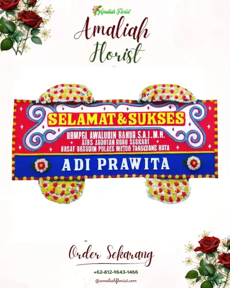 Papan Bunga Ucapan Selamat Ciparasi