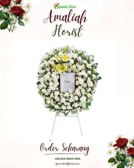 Krans Bunga Duka Ciparasi